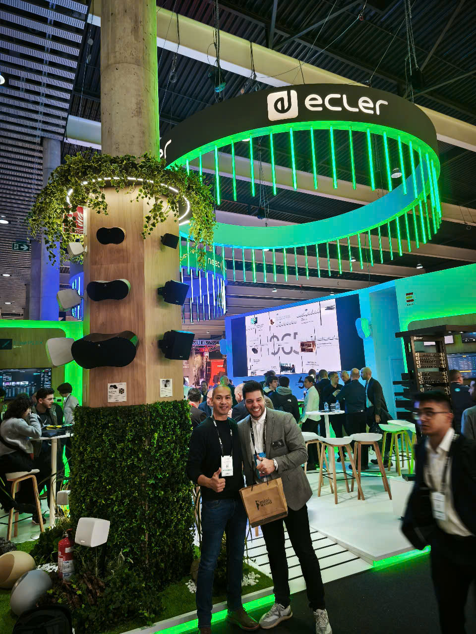 Liza's representatives joined Ecler's new product launch and factory tour in Spain — 4